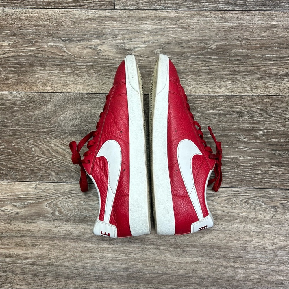 Nike Blazer Low PRM Womens 9.5 Red Sail Basketball Sneakers Gym Tennis Shoes - Picture 8 of 13